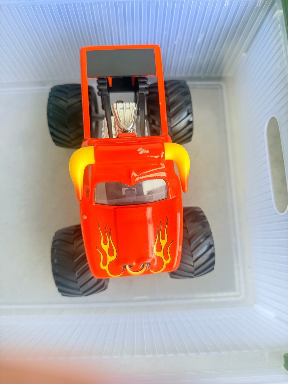 El Toro Loco Monster Truck Toy with Flame Decals